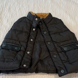 Little Lad Black Toddler Puffer Vest